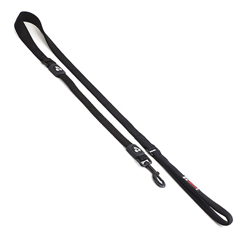 Nylon Dog Lead Premium with Shock Absorb Animal Accessories Bainbridge Pty Ltd 2.5cm x 120cm Black