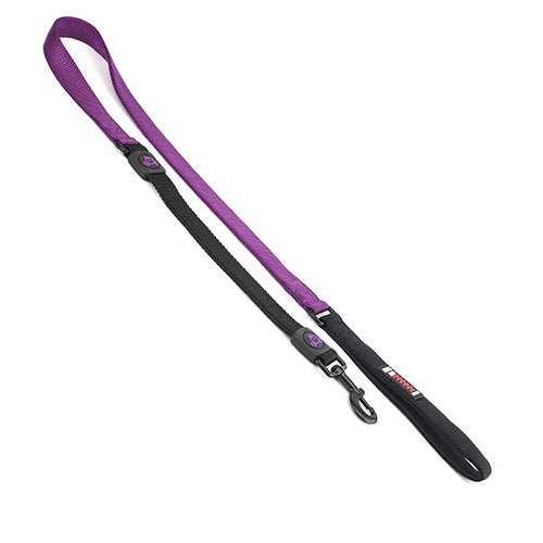 Nylon Dog Lead Premium with Shock Absorb Animal Accessories Bainbridge 2.5cm x 120cm Purple 