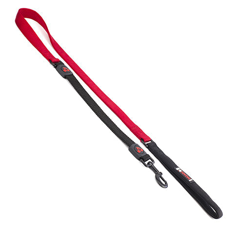 Nylon Dog Lead Premium with Shock Absorb Animal Accessories Bainbridge Pty Ltd 2.5cm x 120cm Red