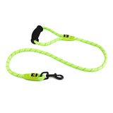 Reflective Rope Dog Lead with Foam Handle