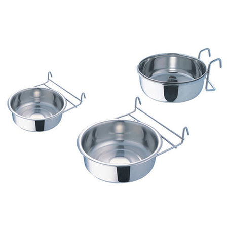 Coop Cup  Stainless Steel with Hook Holder Animal Accessories Bainbridge   