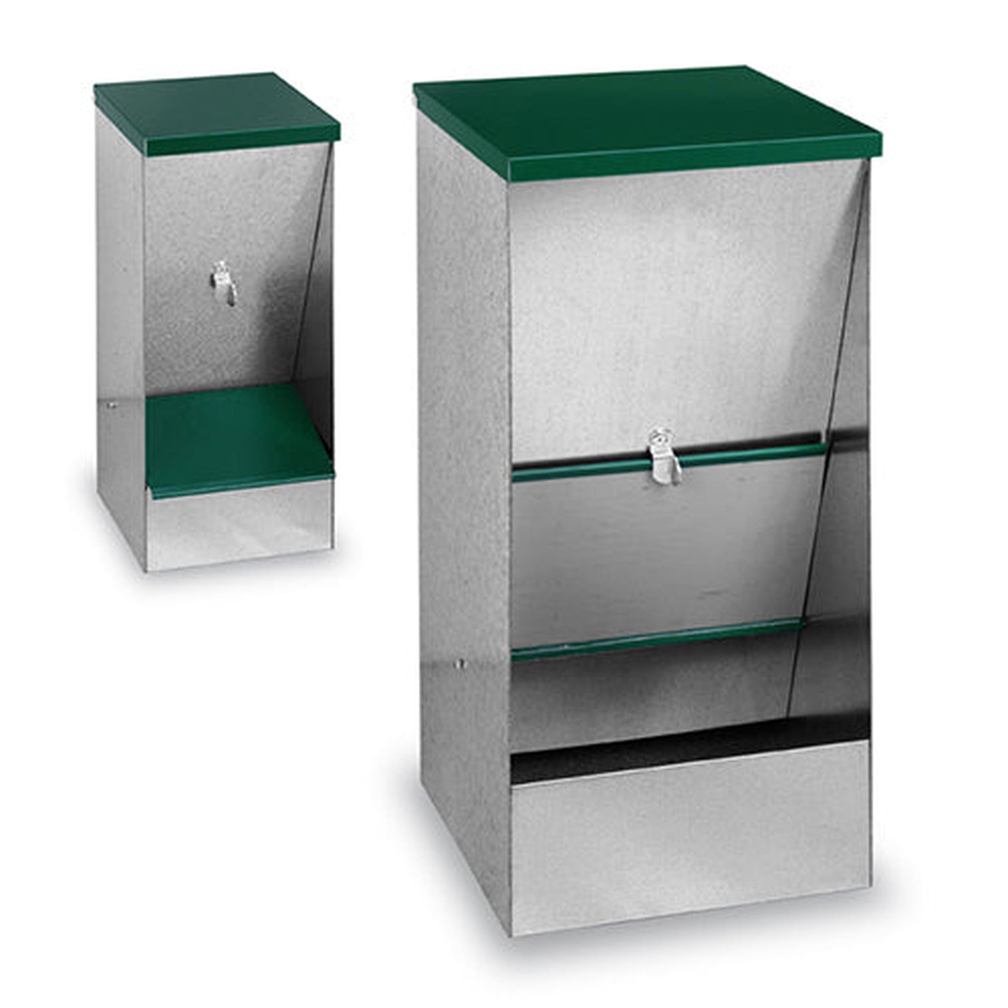 Galvanised Dog Feeder Self Feeder Animal Accessories Bainbridge