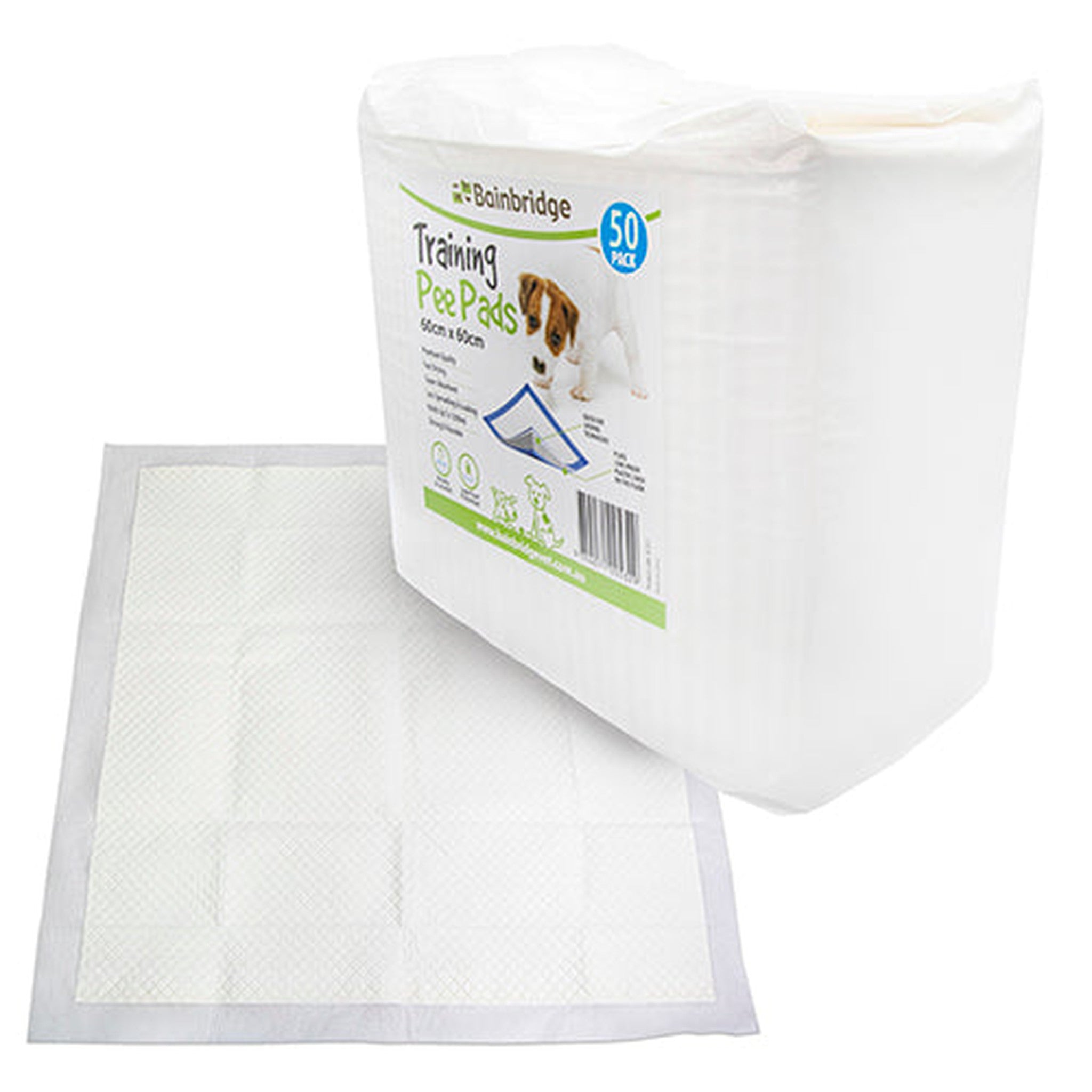 Puppy Training Pad Premium  50 Pack Animal Accessories Bainbridge 60cm x 60cm  