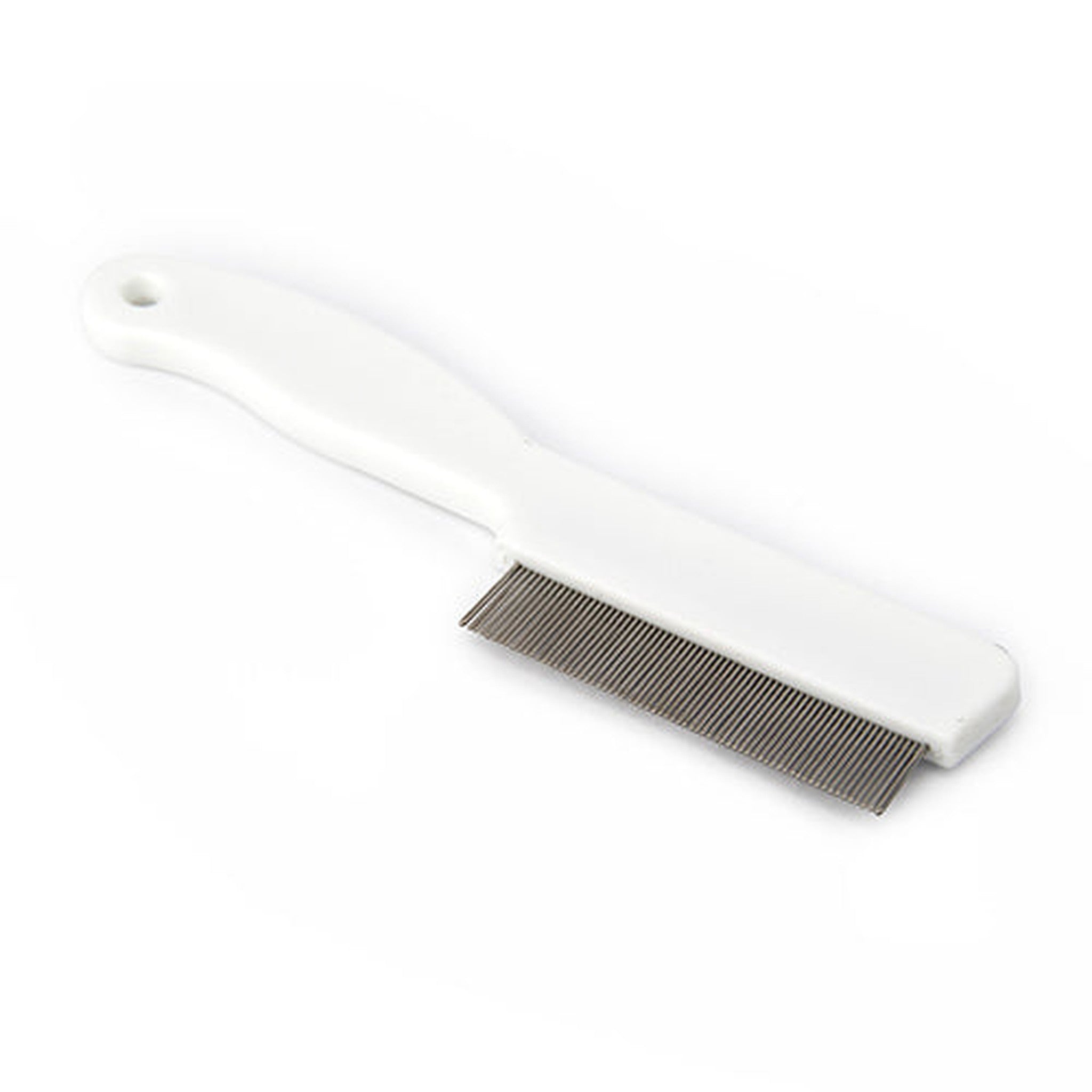 Pet Dust & Flea Comb Animal Accessories Bainbridge Pty Ltd White