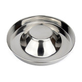 Stainless Steel Puppy Saucer Bowl Animal Accessories Bainbridge Pty Ltd 28cm