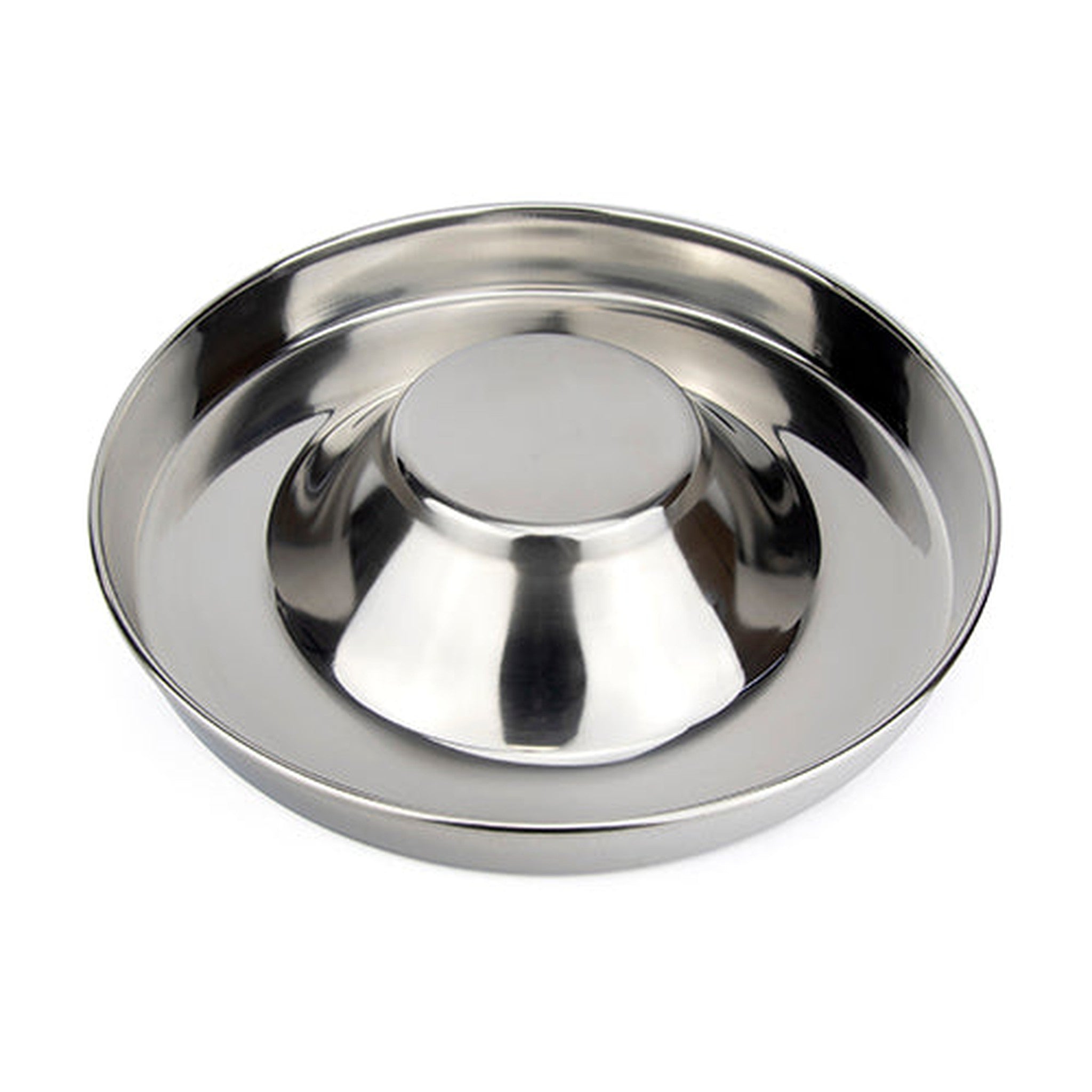 Stainless Steel Puppy Saucer Bowl Animal Accessories Bainbridge Pty Ltd 28cm