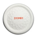 White dog toy with 'Zoomies' branding on a white background