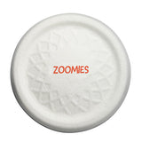 White dog toy with 'Zoomies' branding on a white background