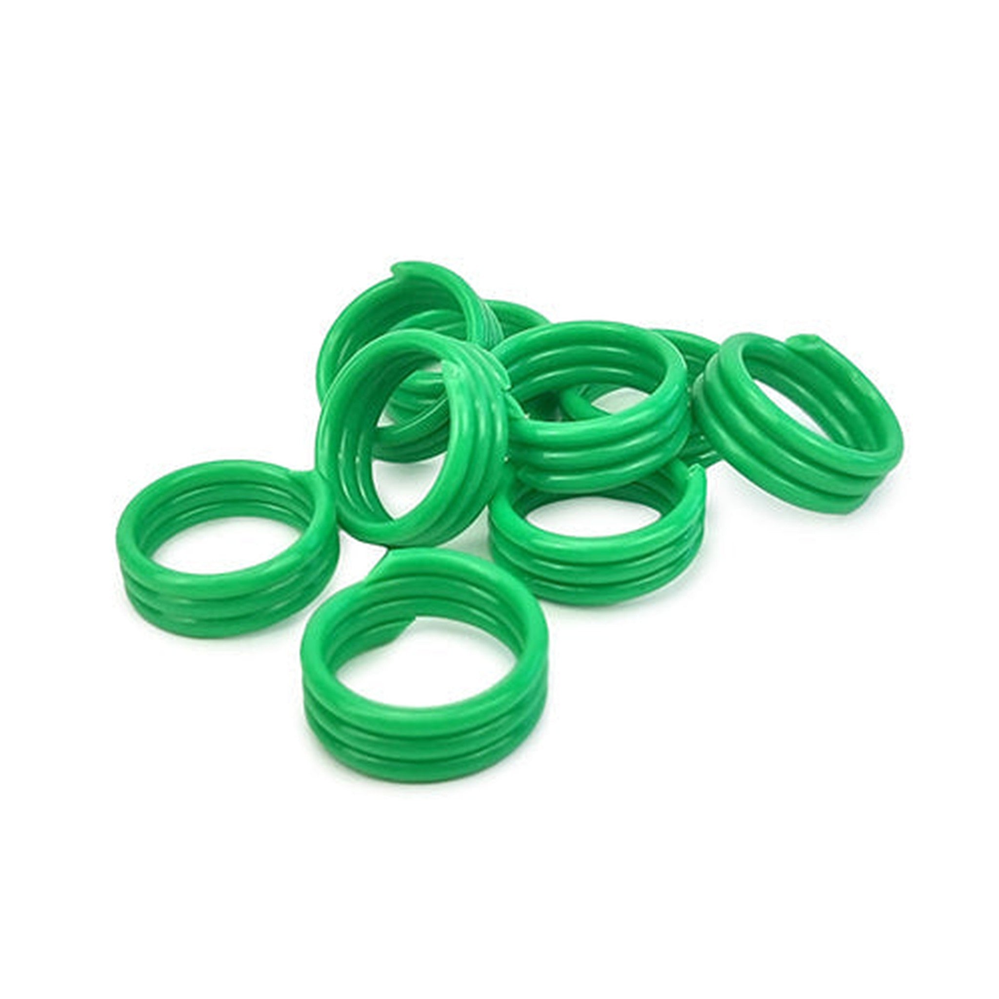 Spiral Leg Bands (20) Livestock Bainbridge Pty Ltd Green