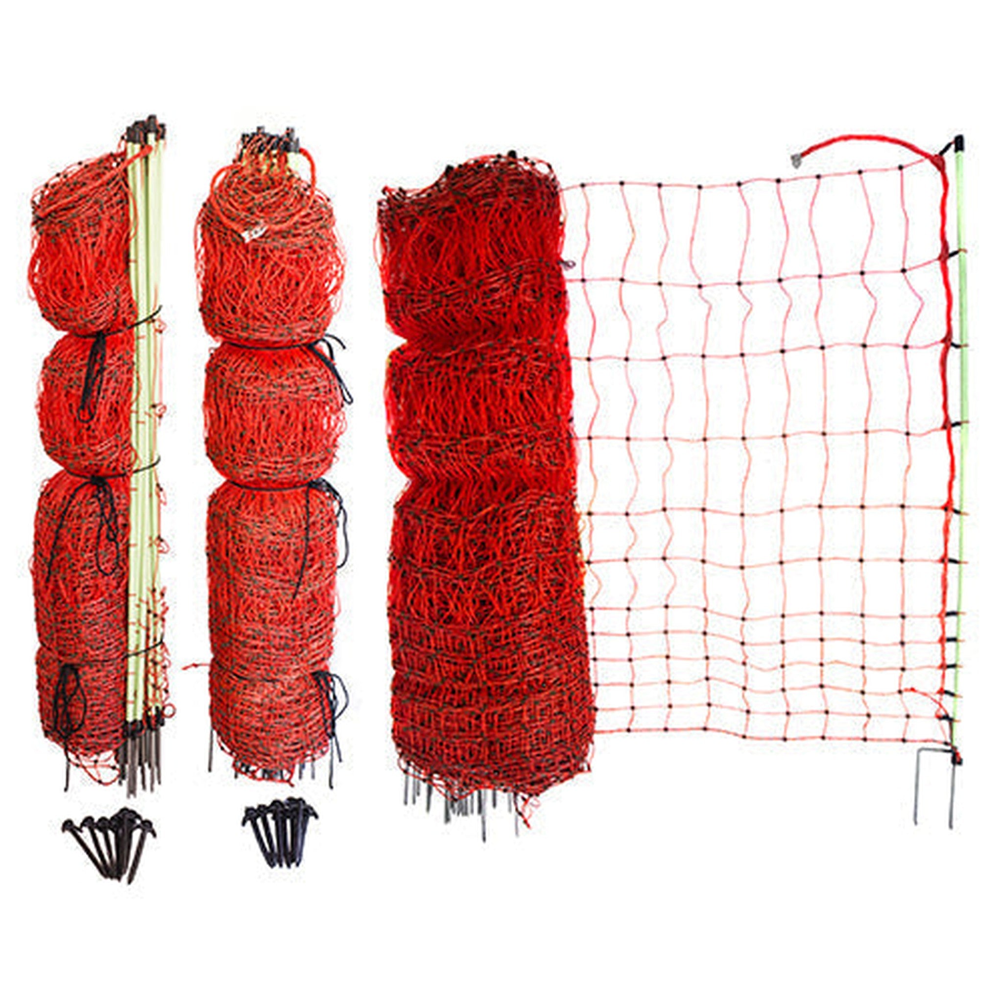 Poultry Netting Electrifiable Animal Accessories Bainbridge Orange 50m x 112cm 