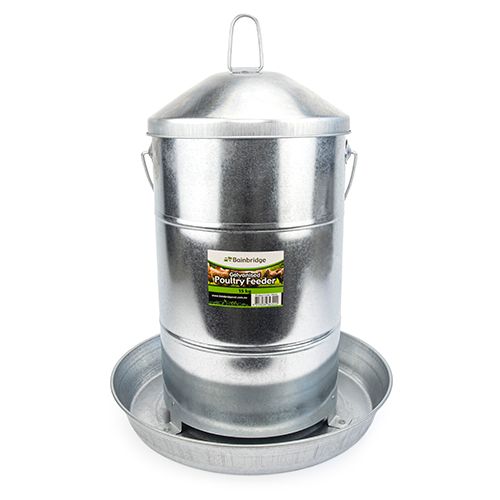 Galvanised Poultry Feeder - 15kg