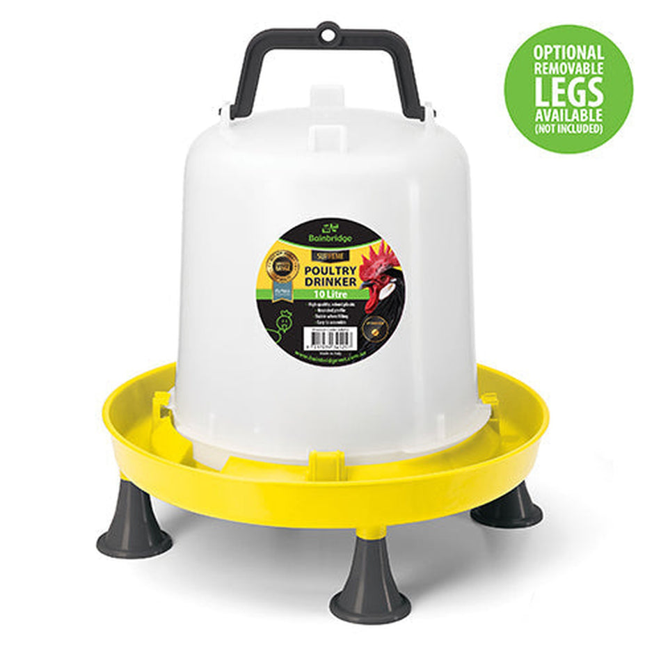 Supreme Poultry Drinker with Handle Animal Accessories Bainbridge Pty Ltd