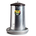 Galvanised Poultry Feeder with Cover Animal Accessories Bainbridge Pty Ltd 18kg