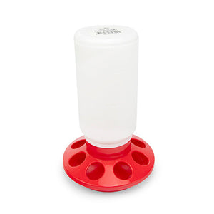Poultry Feeder Straight Animal Accessories Bainbridge Pty Ltd 1kg Red