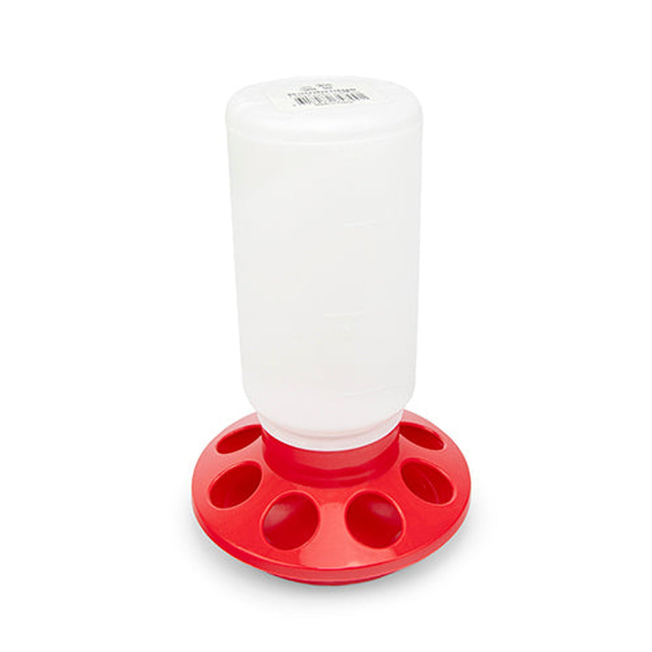 Poultry Feeder Straight Animal Accessories Bainbridge Pty Ltd 1kg Red