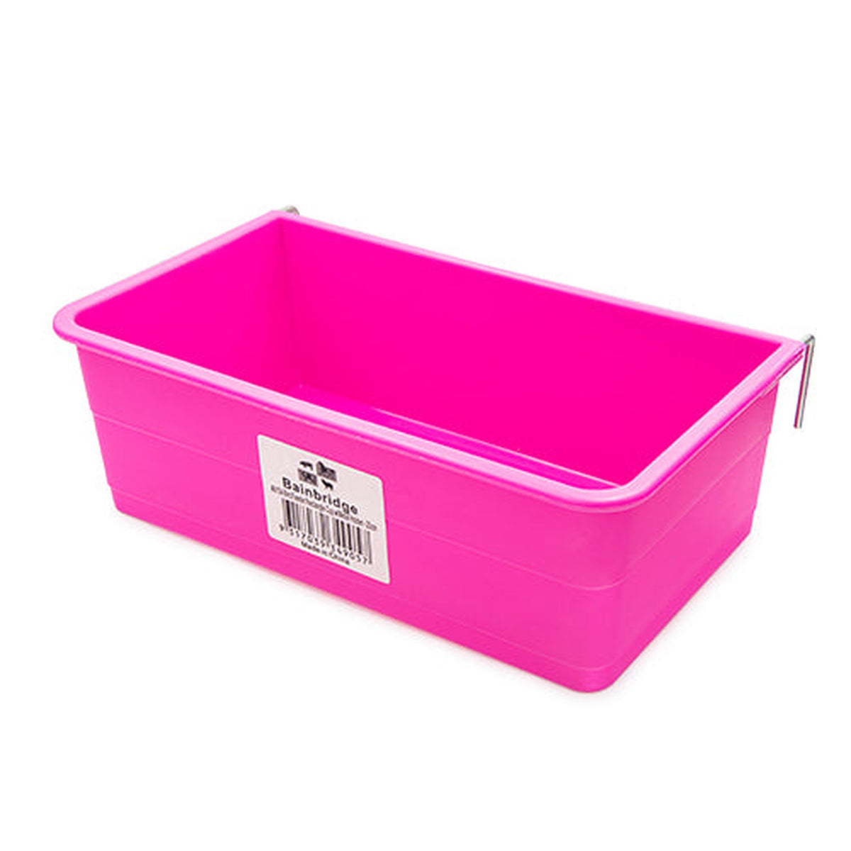 Coop Cup  Plastic Rectangle Cup Animal Accessories Bainbridge Medium 17cm Pink