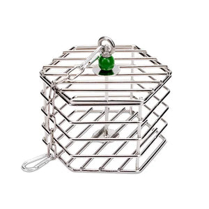 Bird Toy Foraging Baffle Cage