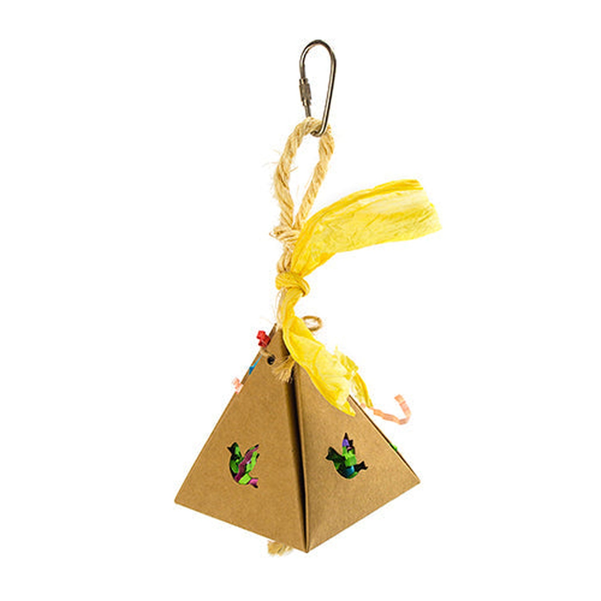 Bird Toy Destructive Shredz Pyramid Animal Accessories Bainbridge Pty Ltd Small