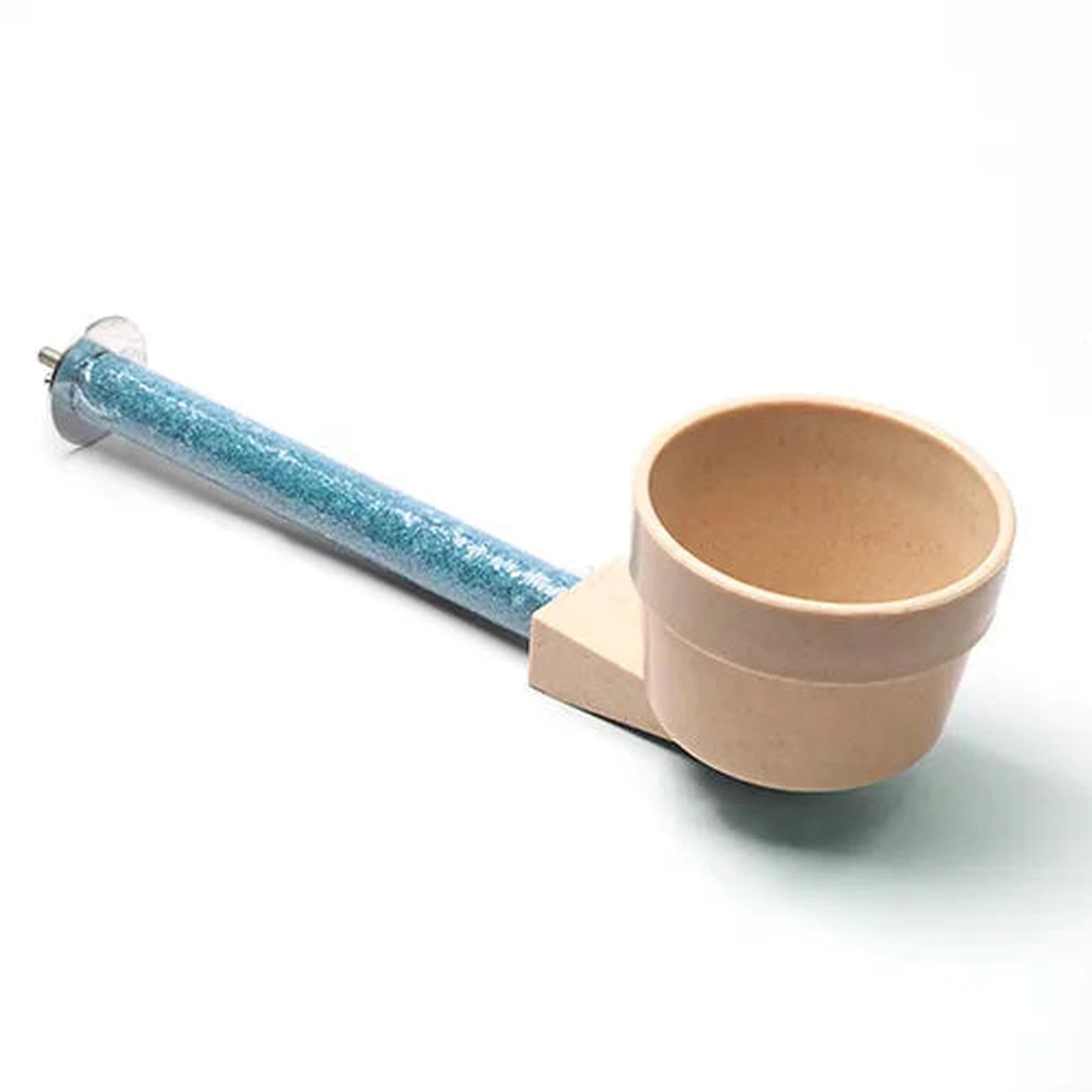 Bird Bowl Bolt On Wiith Perch Animal Accessories Bainbridge Pty Ltd Small