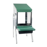 Nesting Box Metal Rollaway Battery Hole Single Row, Single Sided with Legs