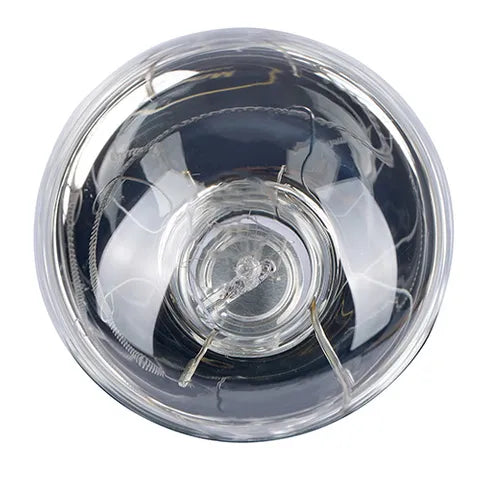 clear infrared spot globe bulb on a white background