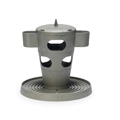 Chicken Snack & Feed Tower - Recycled Plastic Playground Chook Toy