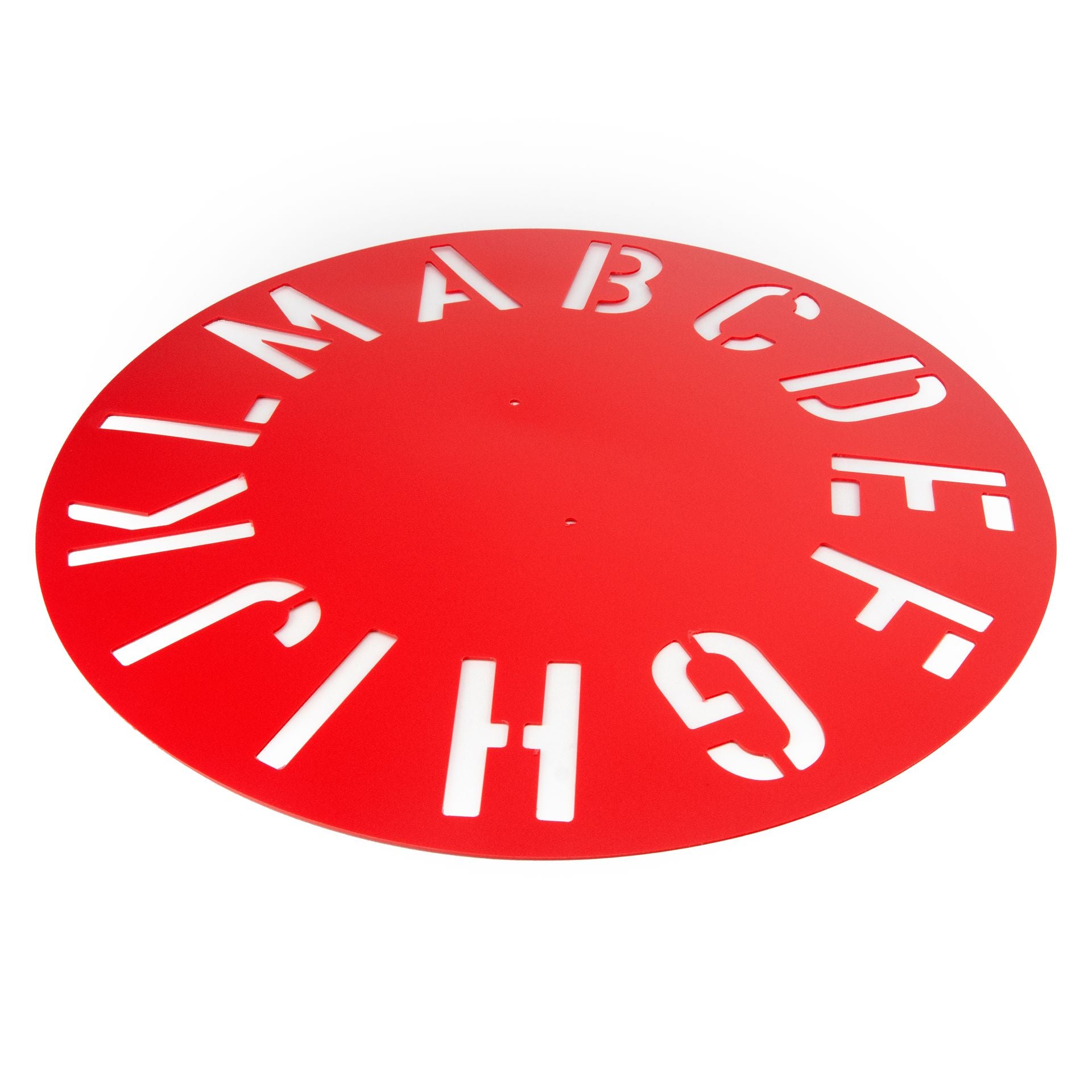 Clockface Plastic Stencils A Z Each