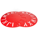 Clockface Plastic Stencils A Z Each