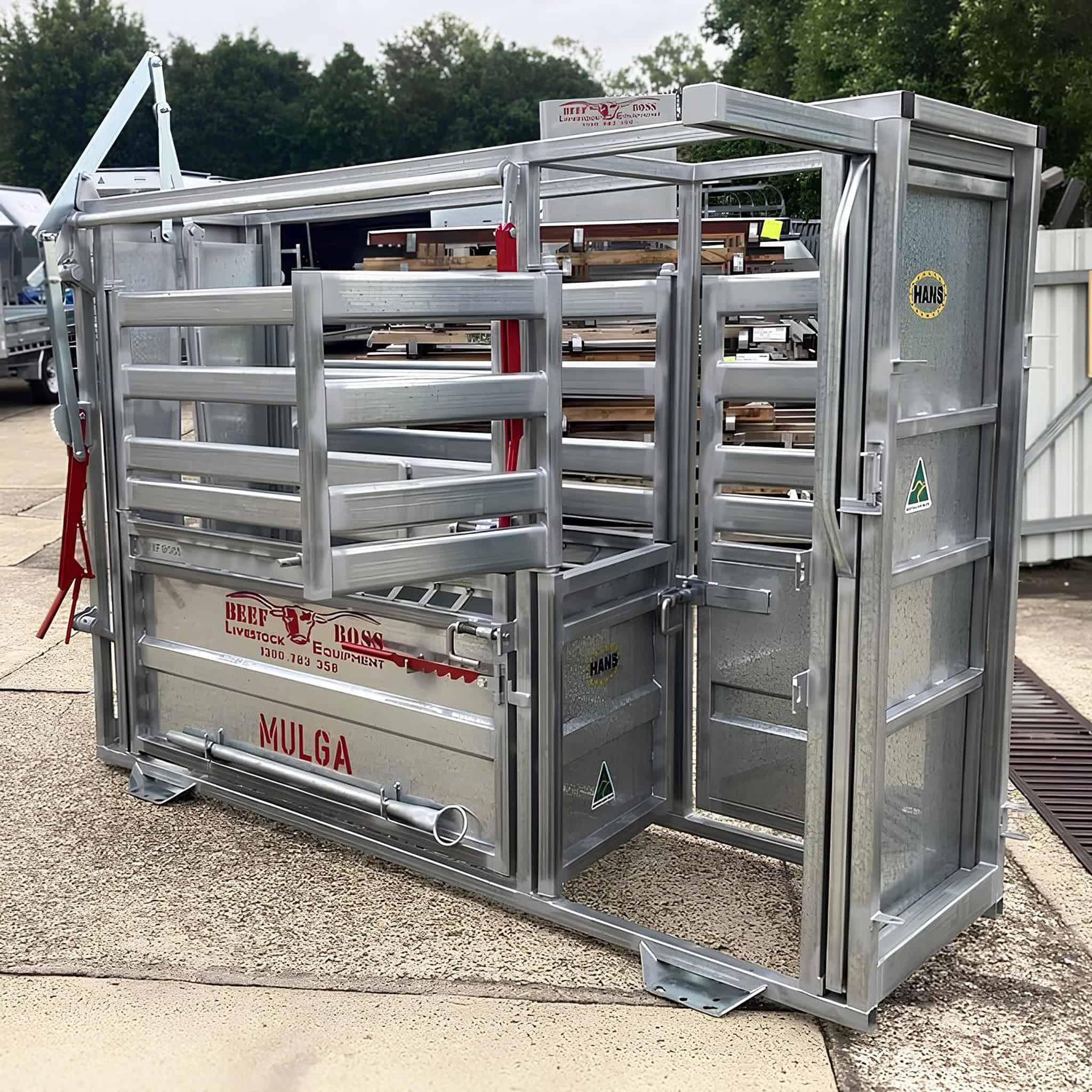 Mulga Parallel Squeeze Livestock Hans Steel Pty Ltd