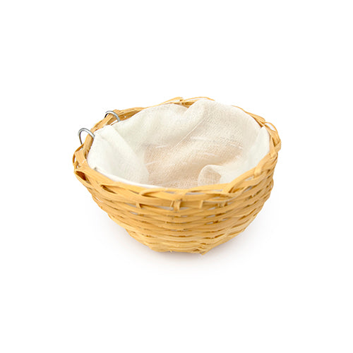 Bird Nest - Bamboo with Lining (Canary/Finch) Animal Accessories Bainbridge Pty Ltd Default Title