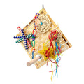 Bird Net Destructive Wall - Fiesta with Perch Animal Accessories Bainbridge Pty Ltd Default Title