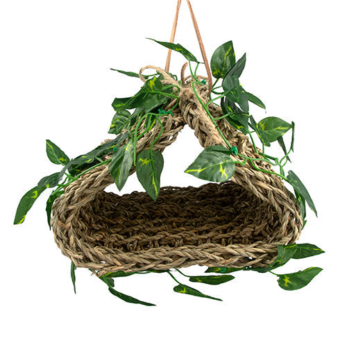 Bird Toy - Naturals - Seagrass Hanging Hideout Animal Accessories Bainbridge Pty Ltd Default Title