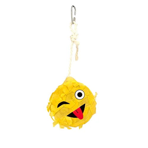 Bird Toy Pinata - Emoji Wink Animal Accessories Bainbridge Pty Ltd