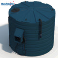 Bushmans 1500L Round AdBlue Dispensing Storage Tank - Stormedge Blue