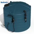 Bushmans 5000L Round Squat AdBlue Dispensing Storage Tank - Stormedge Blue