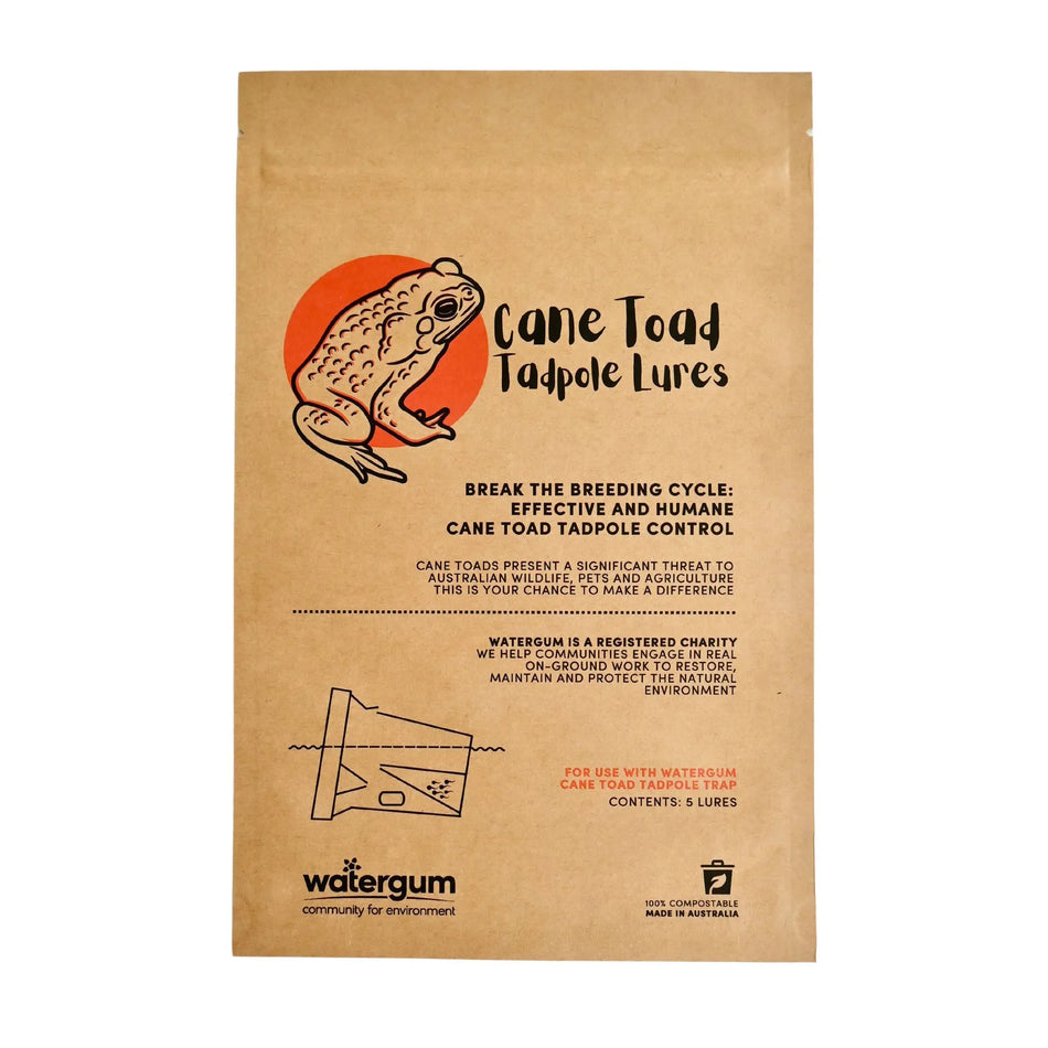 Cane Toad Tadpole Trap Lures 5pk Animal Accessories Watergum Community