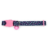 Cat Collar Dot Pattern Animal Accessories Bainbridge Blue  