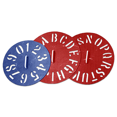 Clockface Plastic Stencils - 0-9 Each Animal Accessories Bainbridge Pty Ltd Default Title