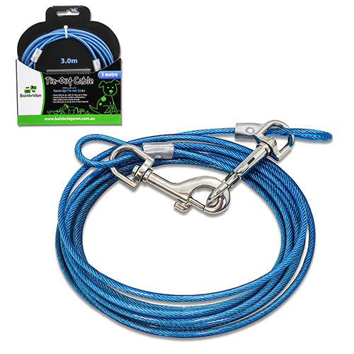 Tie Out Cable Animal Accessories Bainbridge Pty Ltd 3m