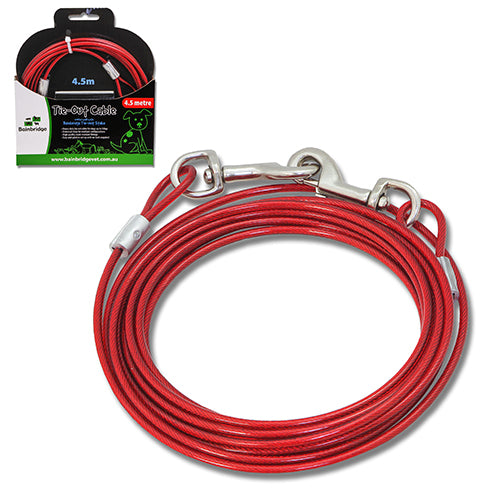 Tie Out Cable Animal Accessories Bainbridge Pty Ltd 4.5m