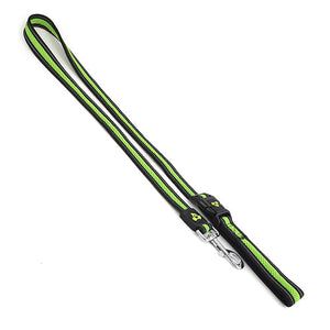 Double Layer Reflective Mesh Cafe Lead Animal Accessories Bainbridge Pty Ltd 2.5cm x 120cm Green