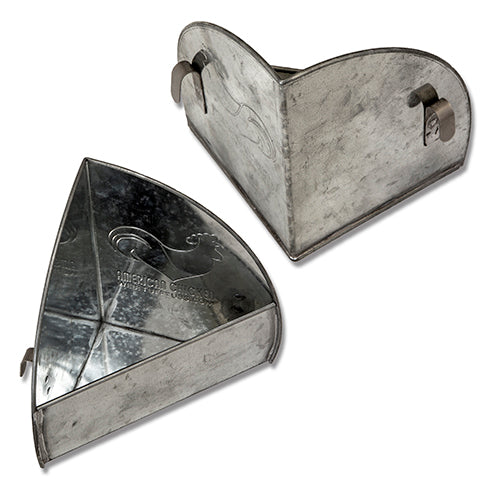 Galvanised Hanging Corner Feeder Animal Accessories Bainbridge Pty Ltd Default Title