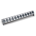 Galvanised Feed Trough with Holes Chicks - 24 Hole Animal Accessories Bainbridge Pty Ltd Default Title