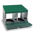 Nesting Box Metal & Plastic - Inside - Double Hole Animal Accessories Bainbridge Pty Ltd Default Title