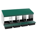 Nesting Box Metal & Plastic - Inside - Four Hole Animal Accessories Bainbridge Pty Ltd Default Title