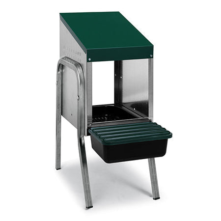 Nesting Box Metal Rollaway Battery Single Row, Single Sided with Legs Animal Accessories Bainbridge Pty Ltd 1 Hole