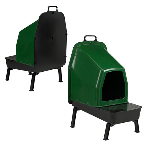 Nesting Box Plastic Closed with Rollaway - Free Standing with Legs Animal Accessories 