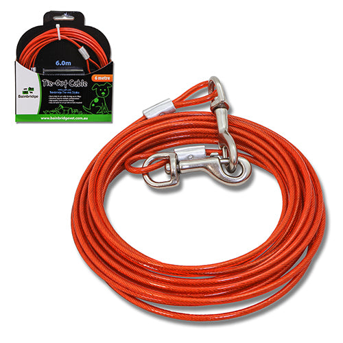 Tie Out Cable Animal Accessories Bainbridge Pty Ltd 6m