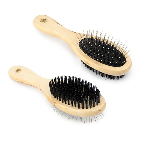 Pet Double Oval Brush Animal Accessories Bainbridge Pty Ltd Default Title