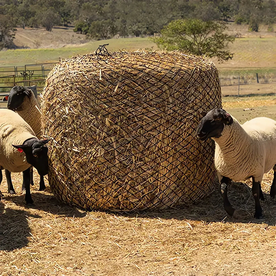 Round Bale Hay Net - Knotted - 5'x 4' Animal Accessories Bainbridge Pty Ltd